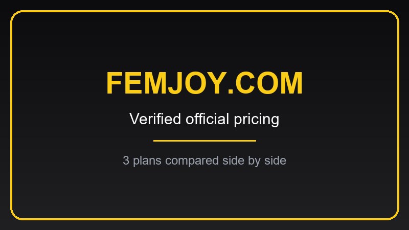 Femjoy discount – verified official pricing